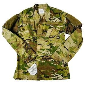 Coat Army Combat Uniform Insect Repellent - Multicam Sz. Small - Long NWT